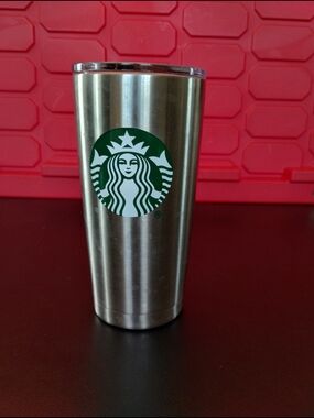 Starbucks Stainless Steel Tumbler with Green Logo